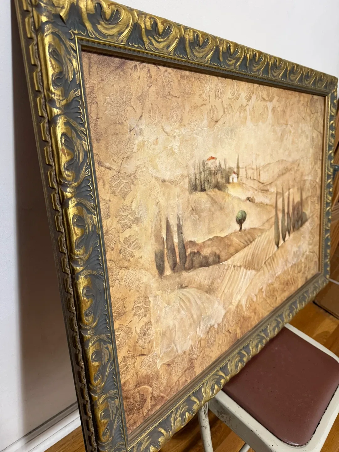 Framed Tuscan Landscape Wall Art