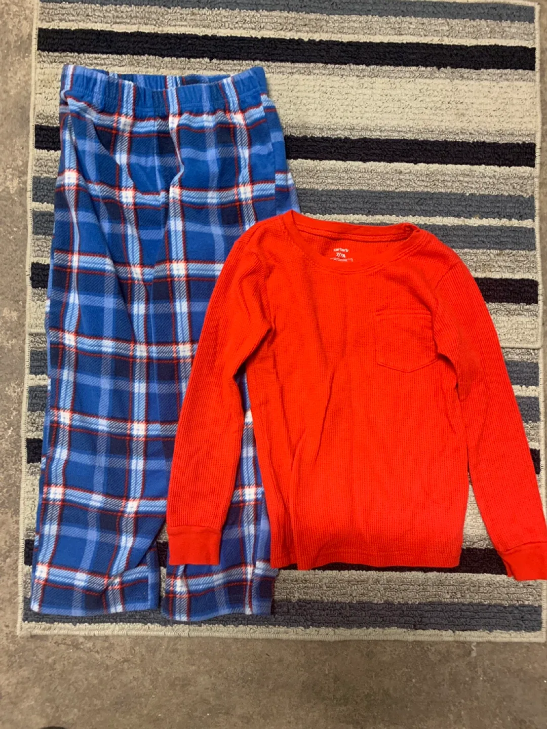 Carter's 7/7A Red Pajama Set