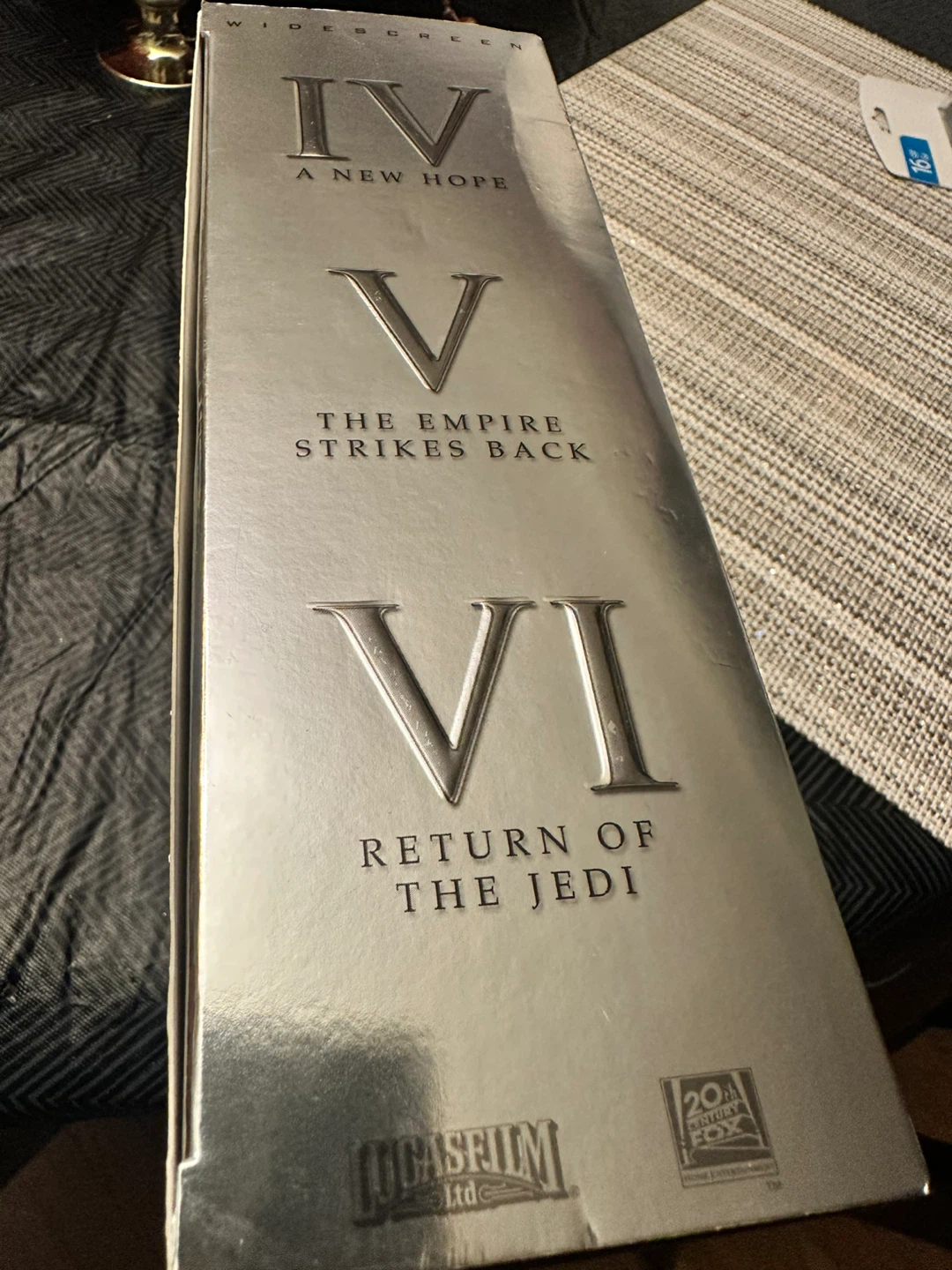 New Star Wars Trilogy DVD Box Set - photo 3