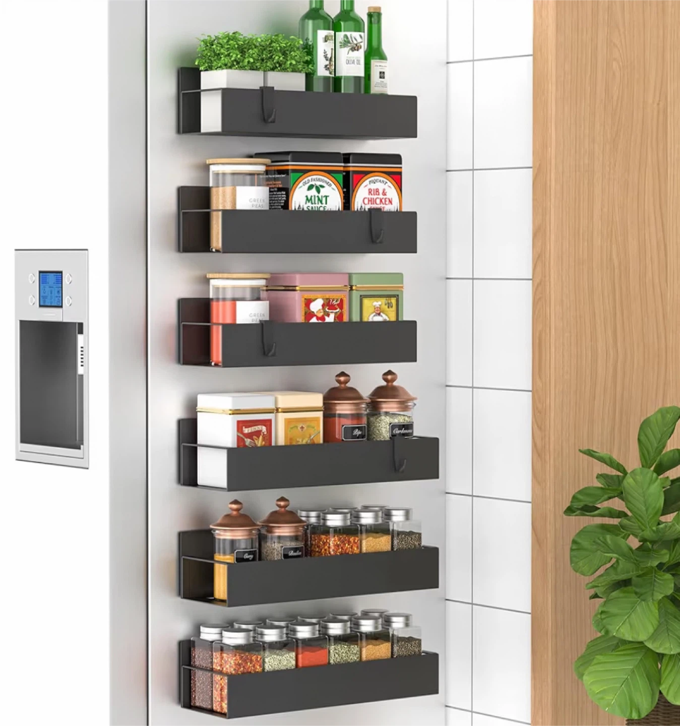 Magnetic Spice Rack Organizer