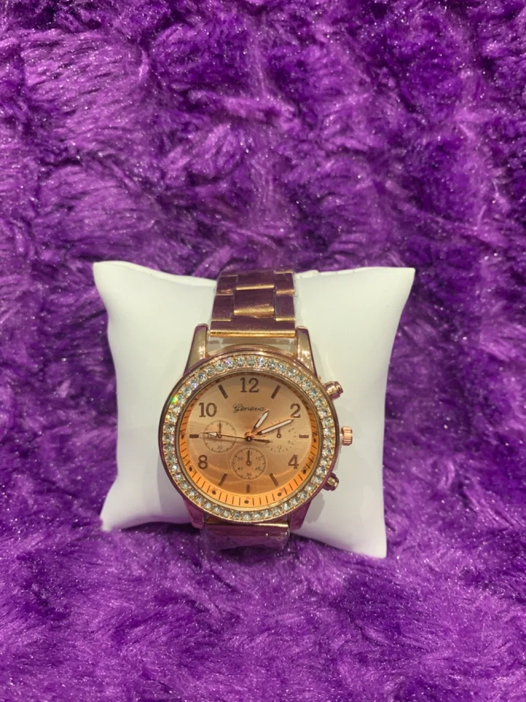 Rhinestone Rose Gold Women's Watch thumbnail