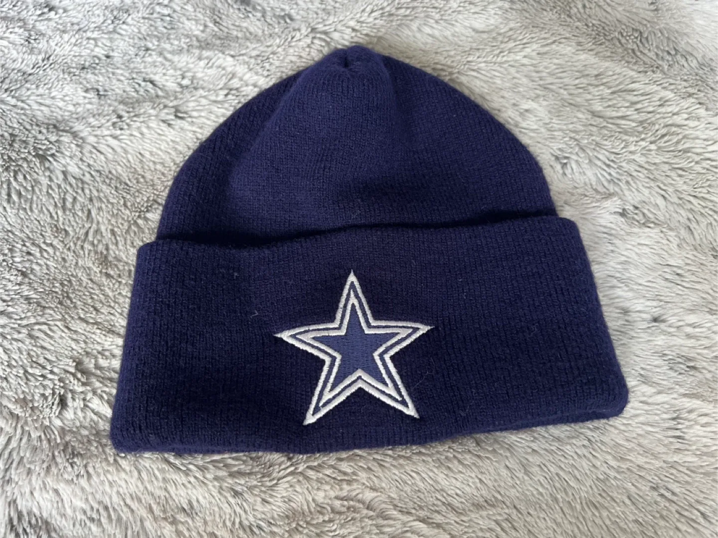 Dallas Cowboys Navy Blue Beanie image indicator(2)