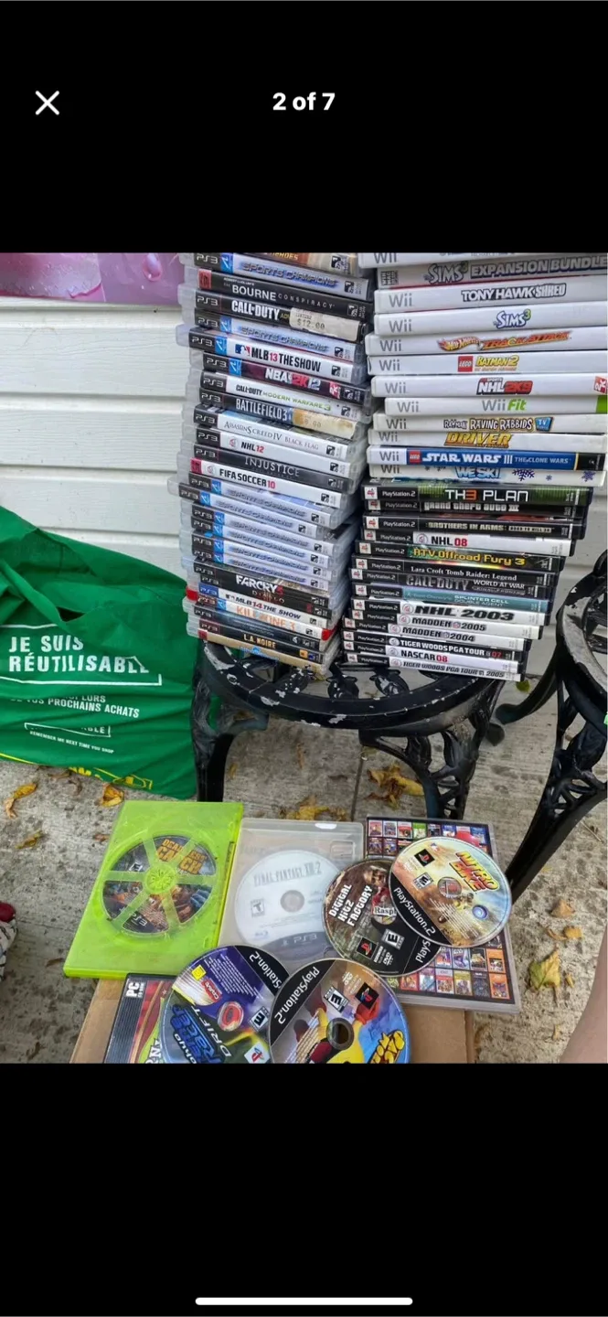 Mixed Lot of Video Games - PS2, PS3, Xbox, Wii image indicator(7)