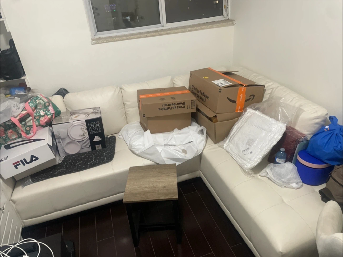 White Sectional Sofa