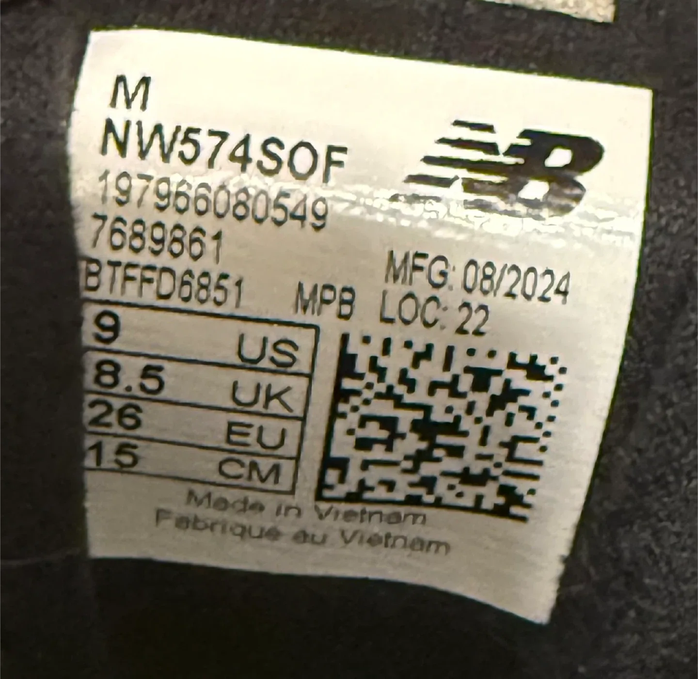 New Balance NW574SOF Sneakers US 9 image indicator(3)