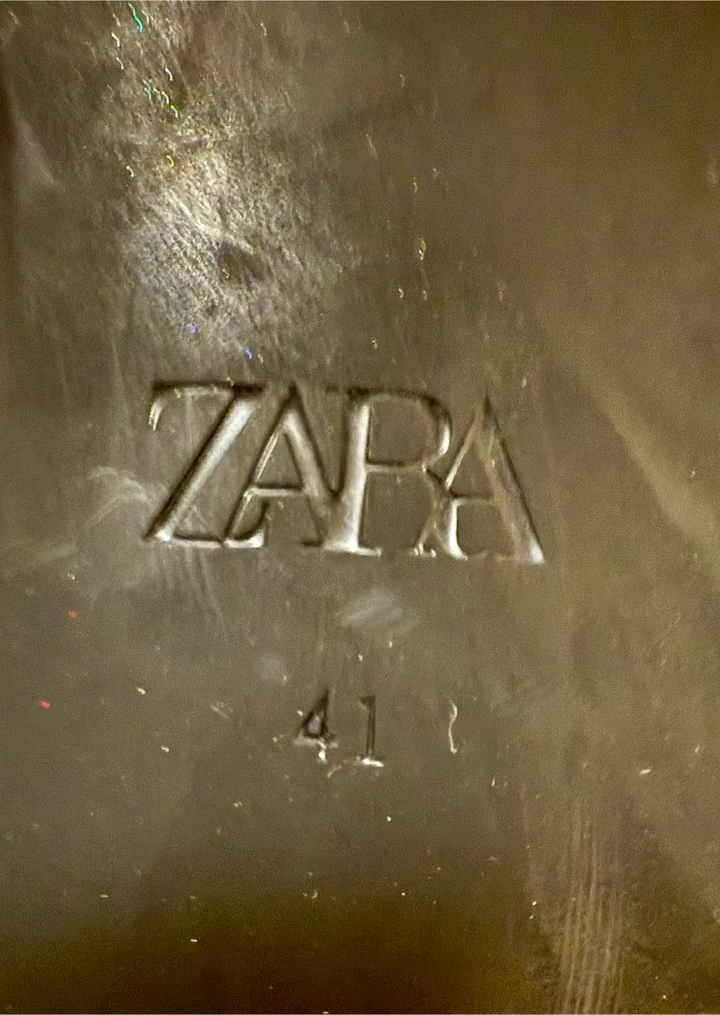 Zara Black Slingback Heels - Size 41 image indicator(4)