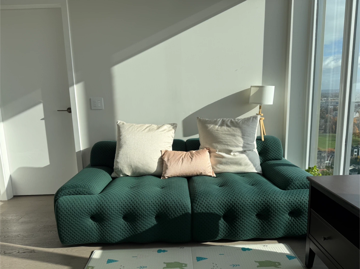 Emerald Green Modular Sofa（ Cushions for FREE） - photo 4