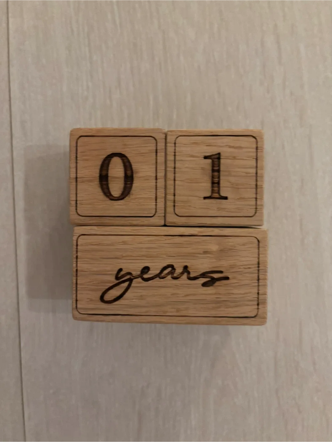 Wooden Age Blocks - Weeks, Months, Years image indicator(2)