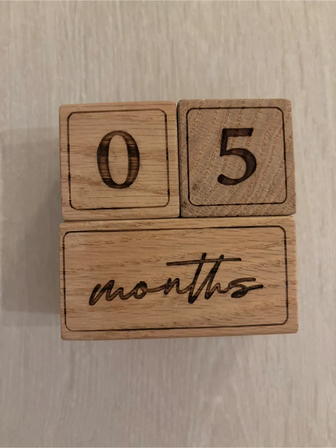 Wooden Age Blocks - Weeks, Months, Years image indicator(3)
