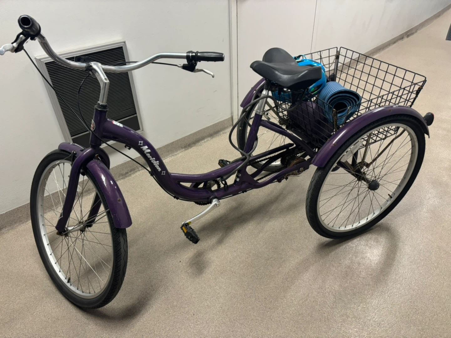 Purple Schwinn Meridian Adult Tricycle