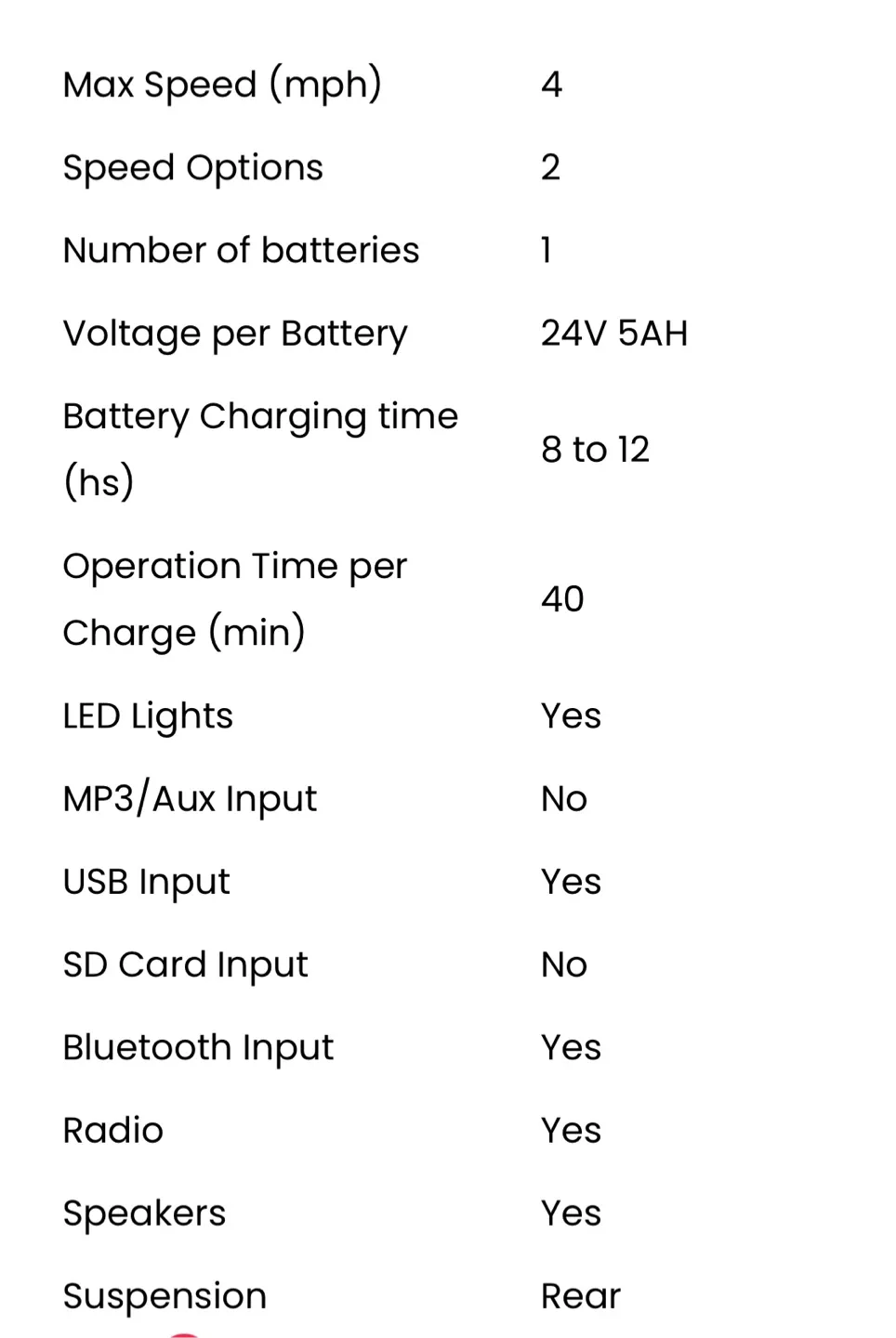 12V Spider Bike 2 Seater Kids Ride on Motorcycle image indicator(10)