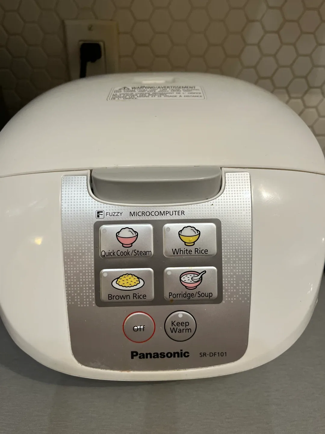 Panasonic SR-DF101 Fuzzy Microcomputer Rice Cooker