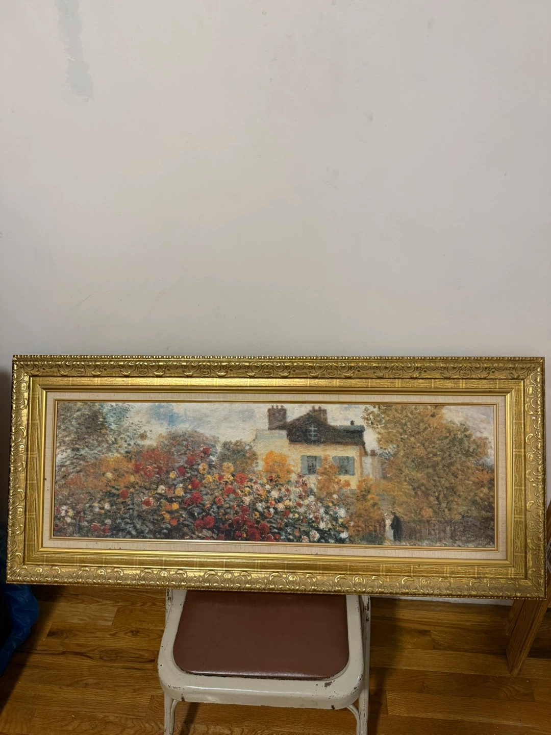 Framed Floral Landscape Painting - photo 2