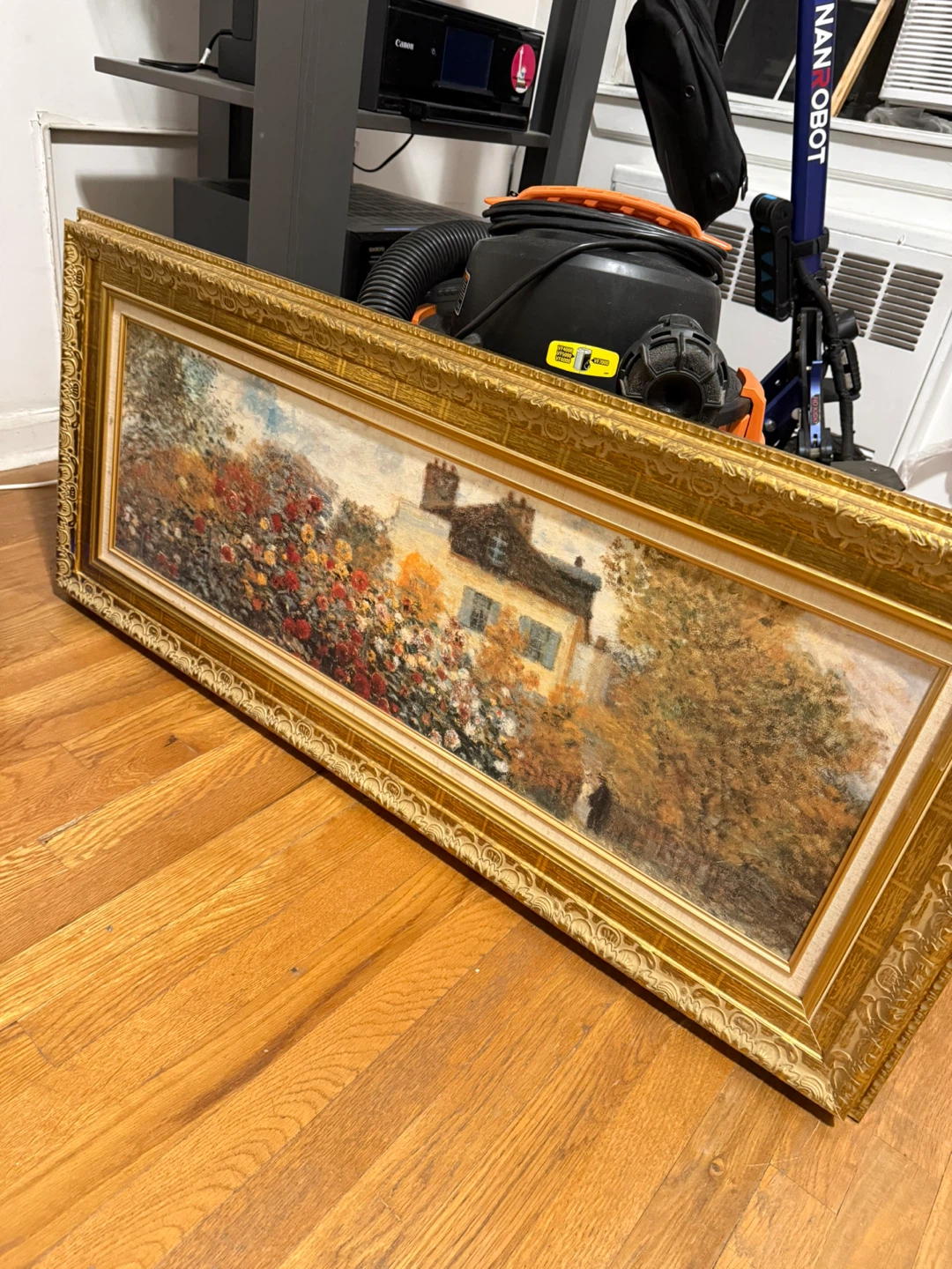 Framed Floral Landscape Painting - photo 5