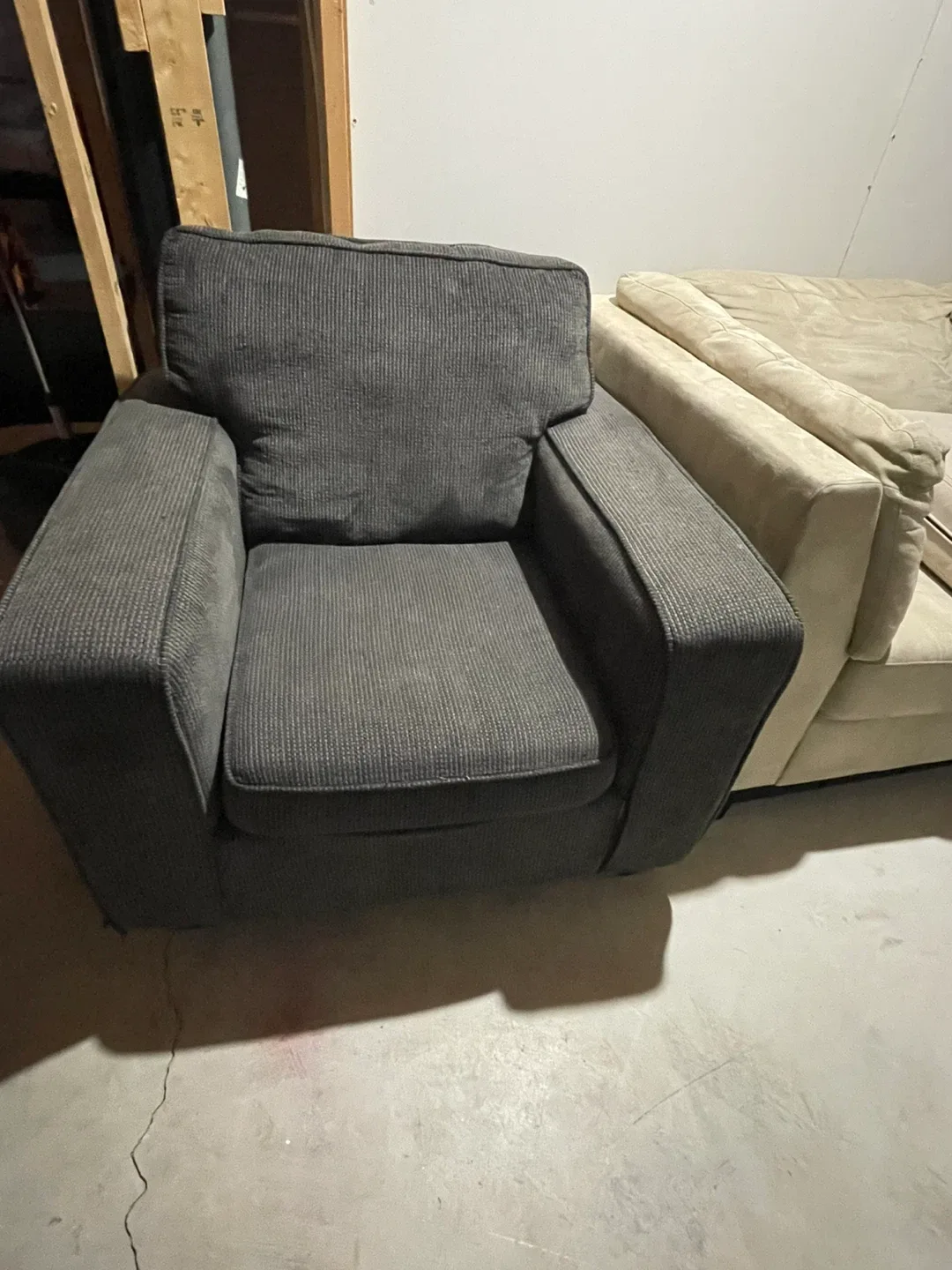 Grey Sofa and Armchair Set image indicator(2)