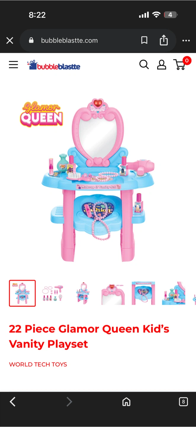 Glamor Queen Kid's Vanity Playset - photo 2