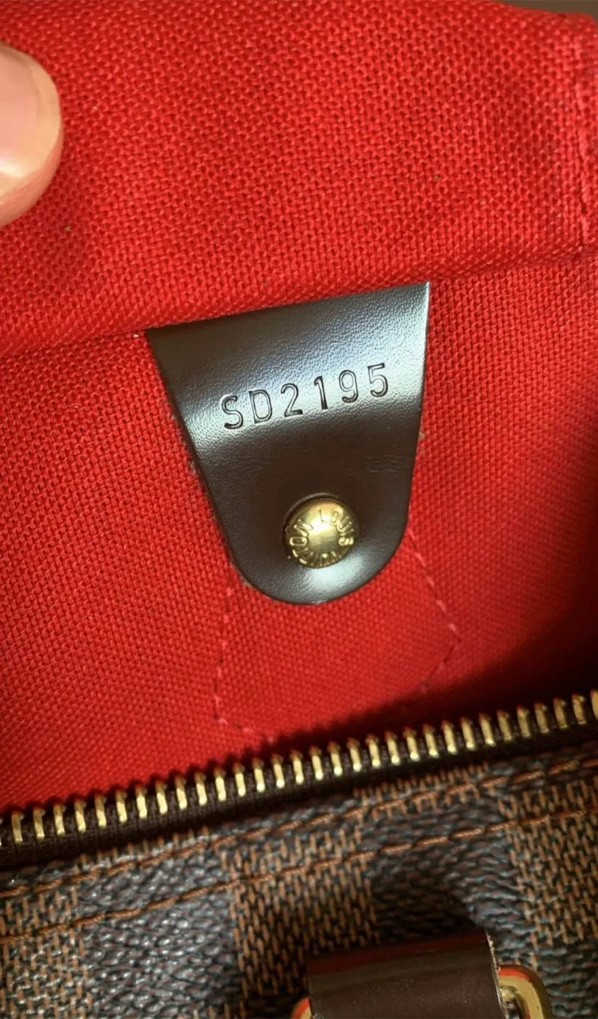 Louis Vuitton Speedy 30 Damier Ebene image indicator(10)
