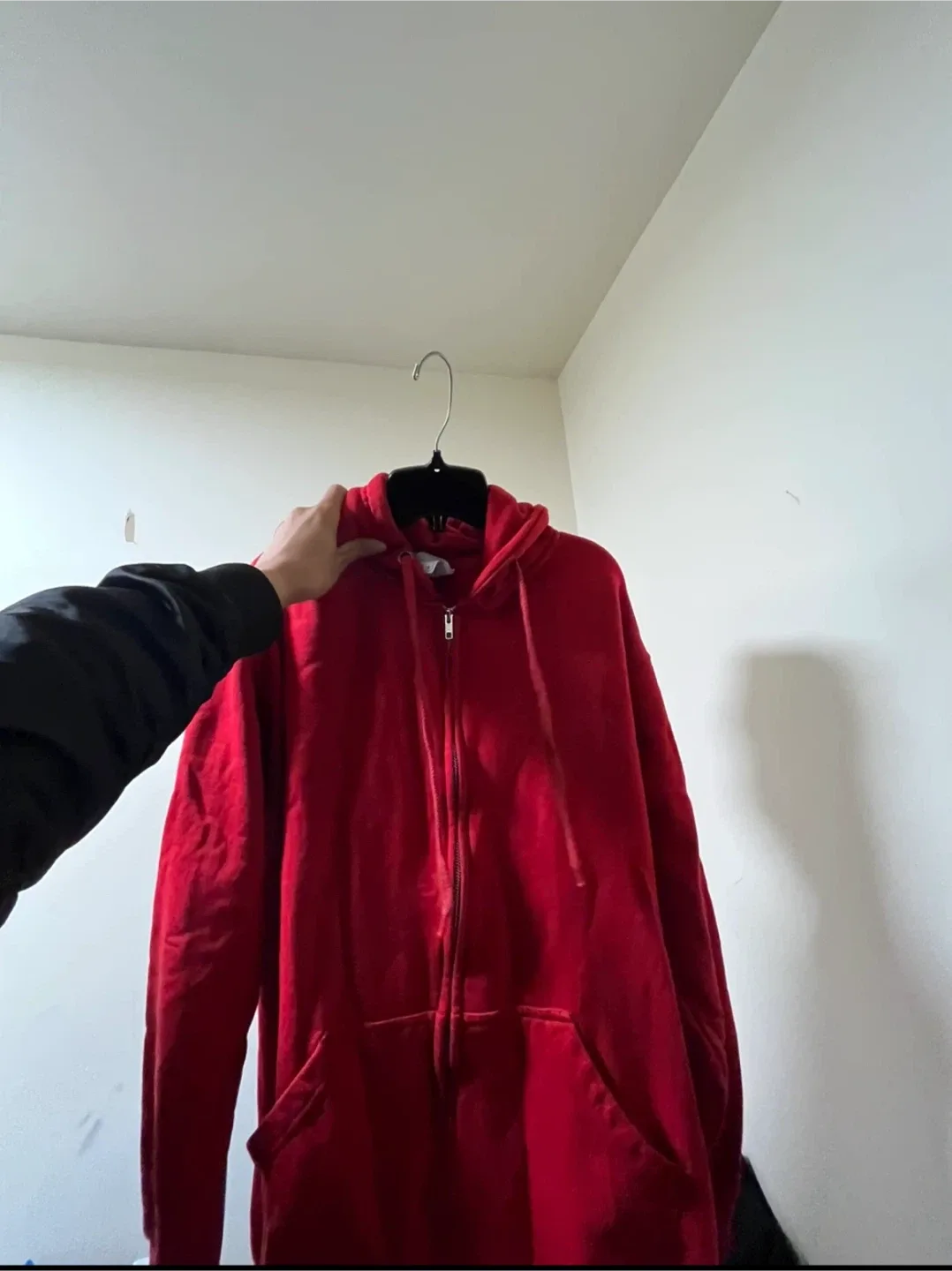 Red Full Zip Hoodie