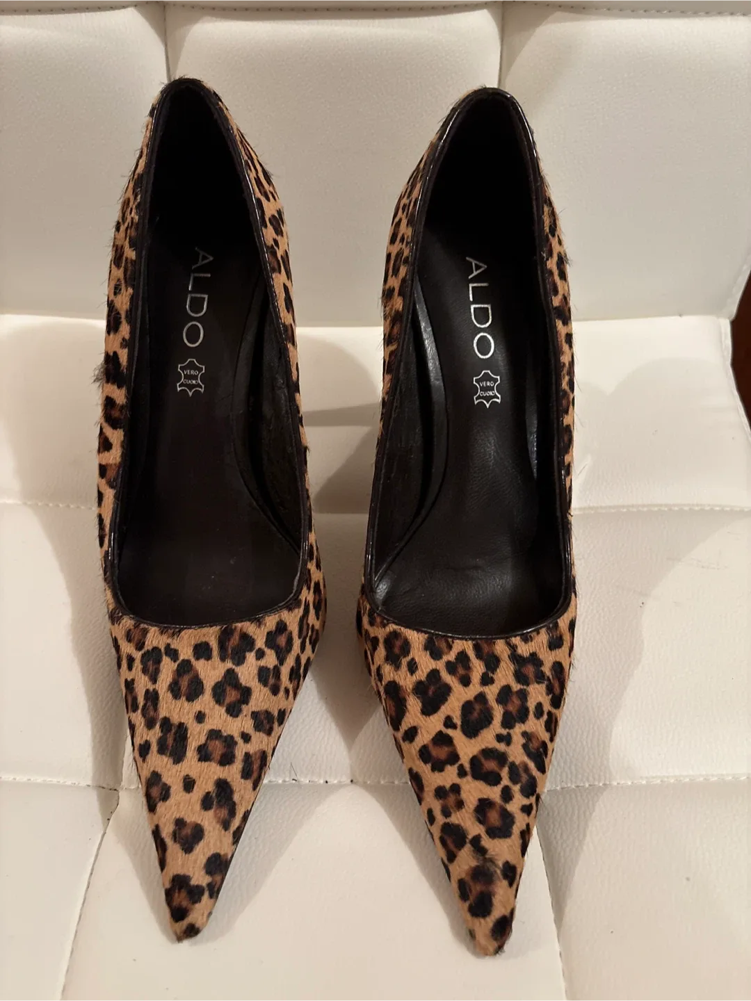 Aldo Leopard Print Heels, Size 9