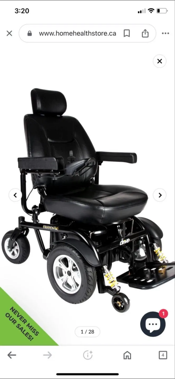 Drive Medical Trident Power Wheelchair image indicator(5)