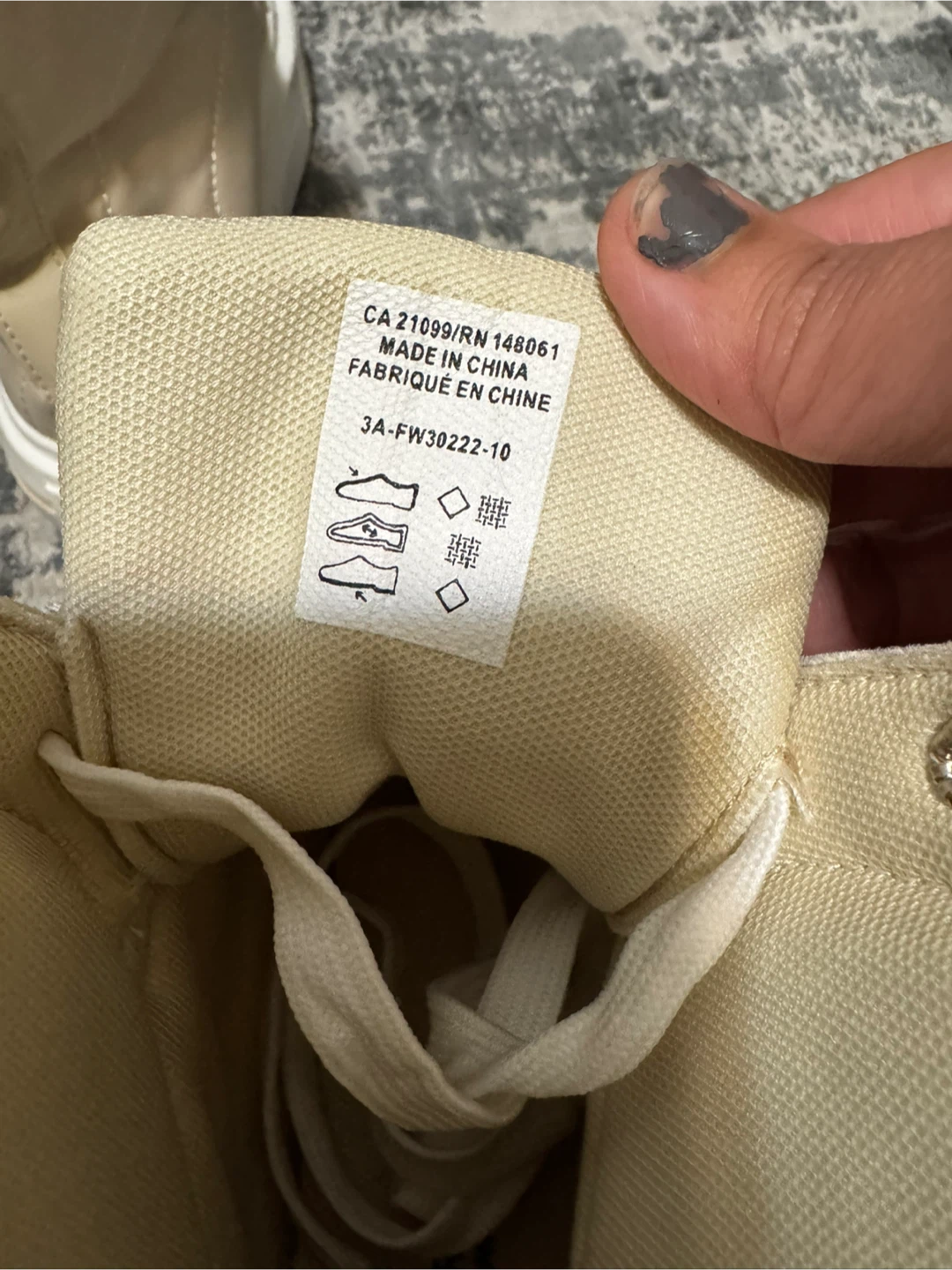 Ardene Tan High Top Sneakers - Size 8 - photo 4