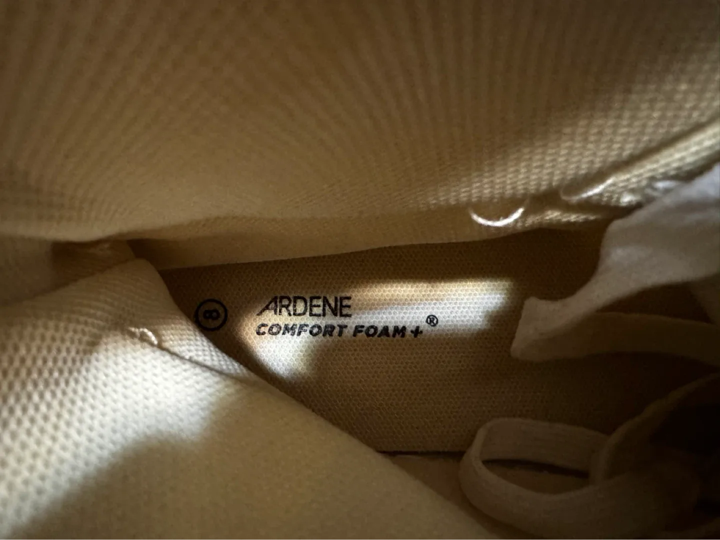 Ardene Tan High Top Sneakers - Size 8 image indicator(6)