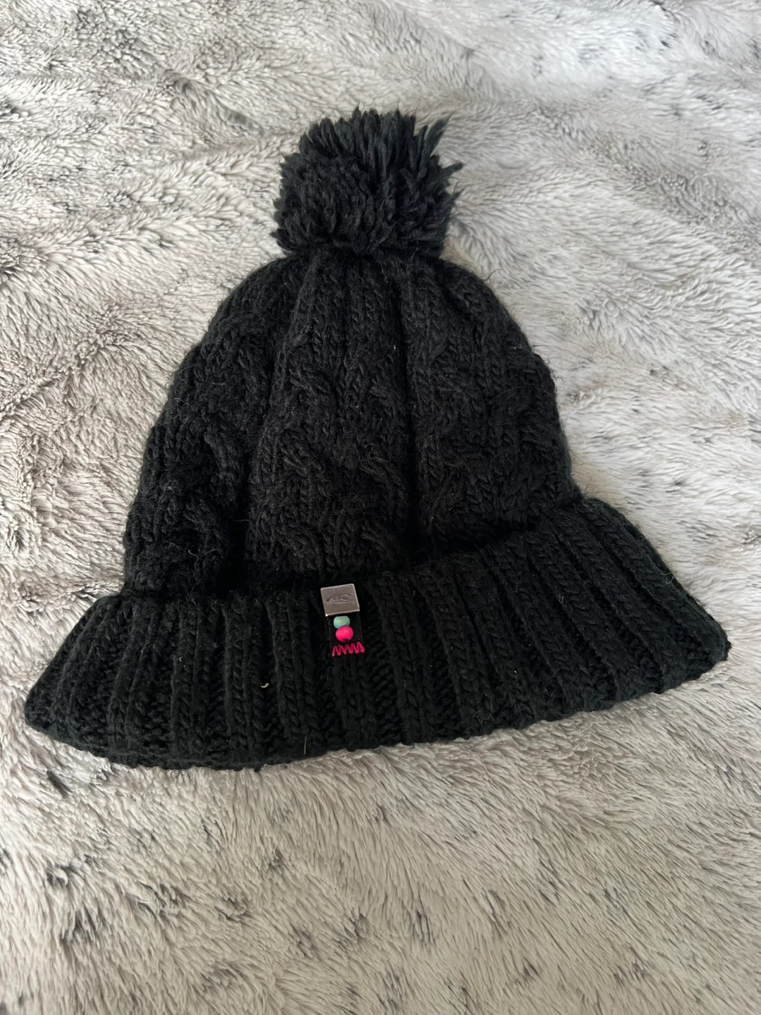 O'Neill Black Acrylic winter hat (Ladies) NEW CONDITION