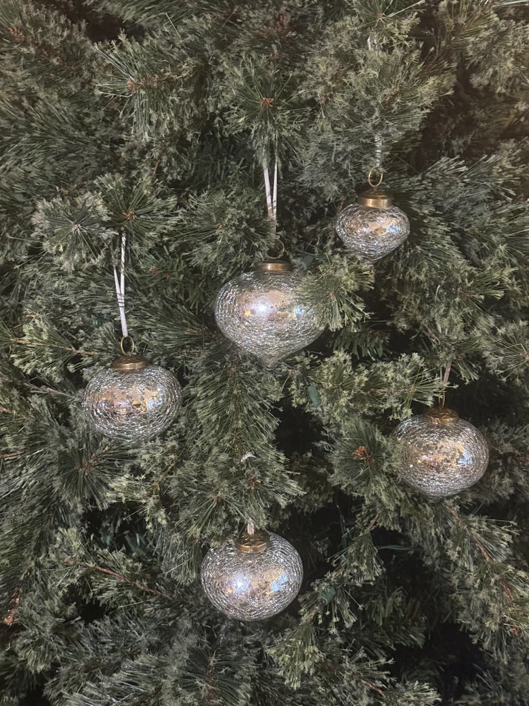 Restoration Hardware mercury glass ornaments - photo 5