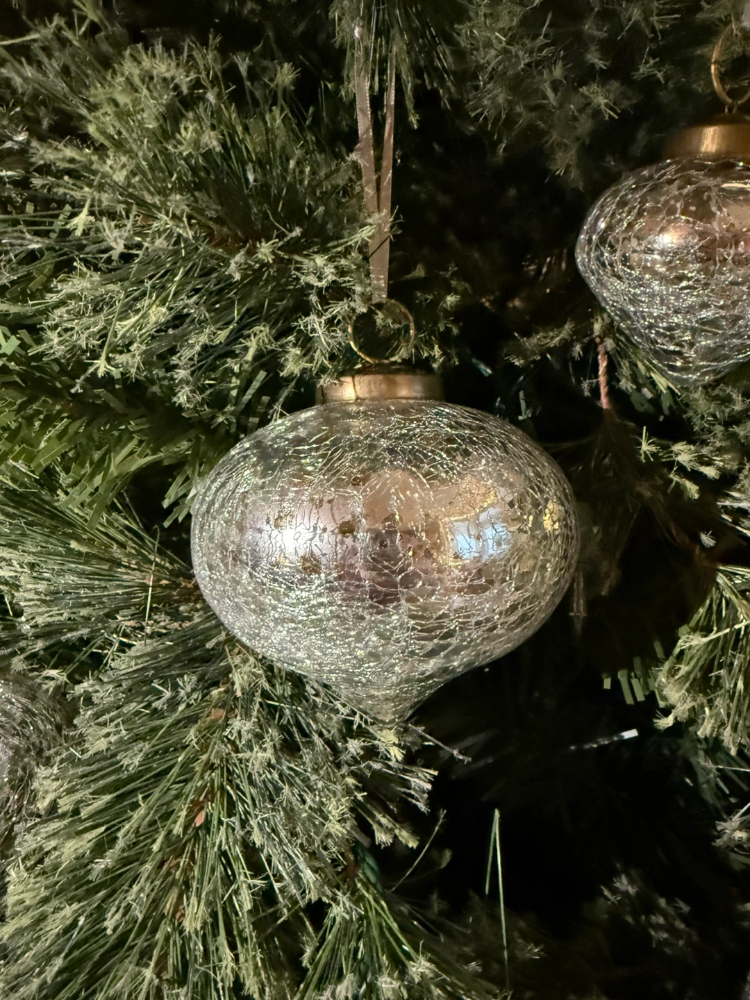 Restoration Hardware mercury glass ornaments - photo 3
