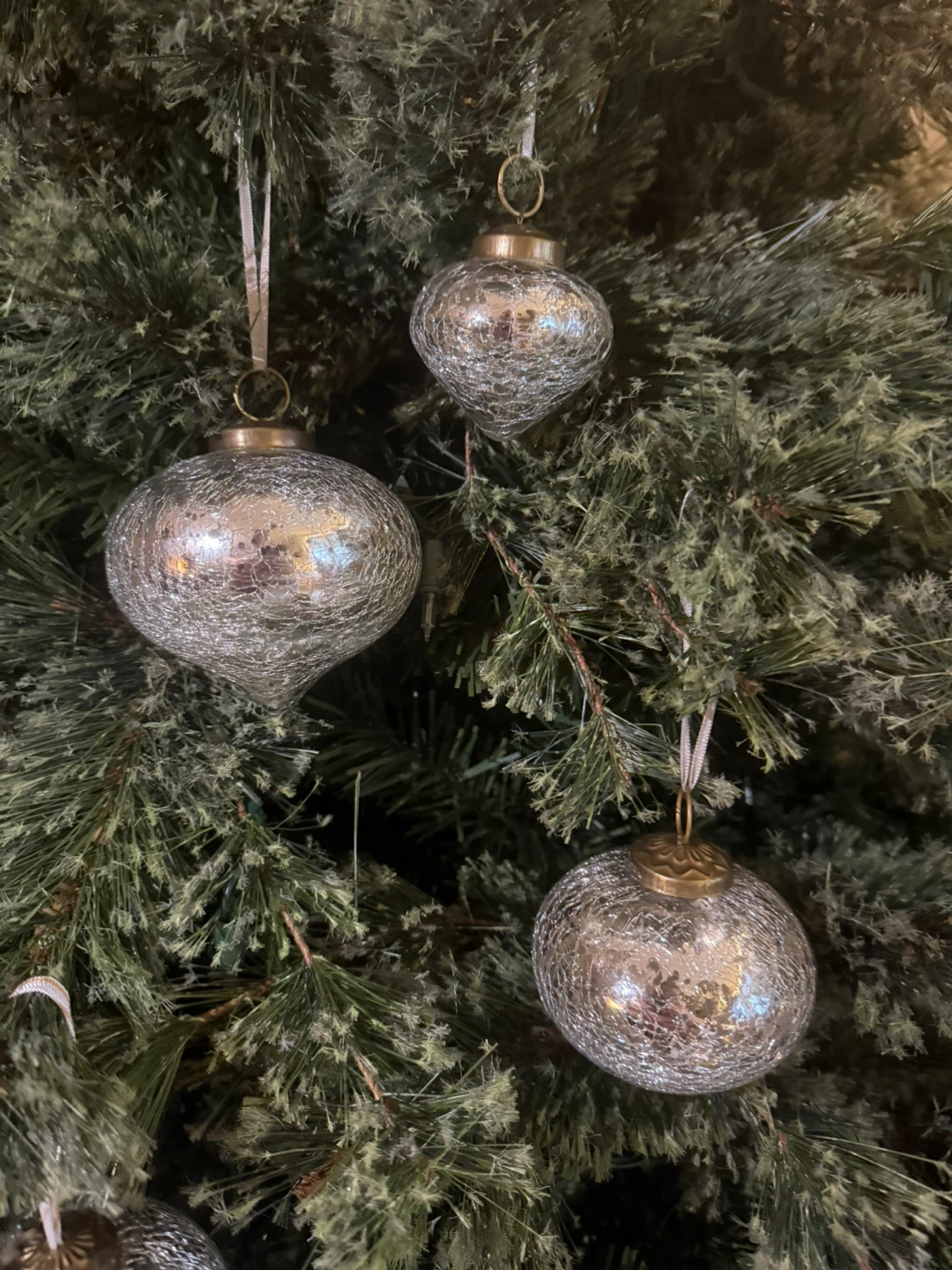 Restoration Hardware mercury glass ornaments - photo 4