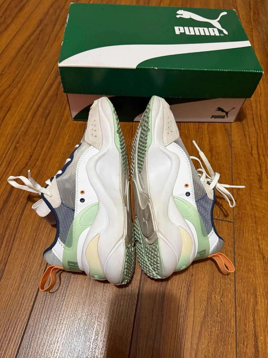 2 Sneakers - Puma White/Navy/Orange Sneakers - photo 5
