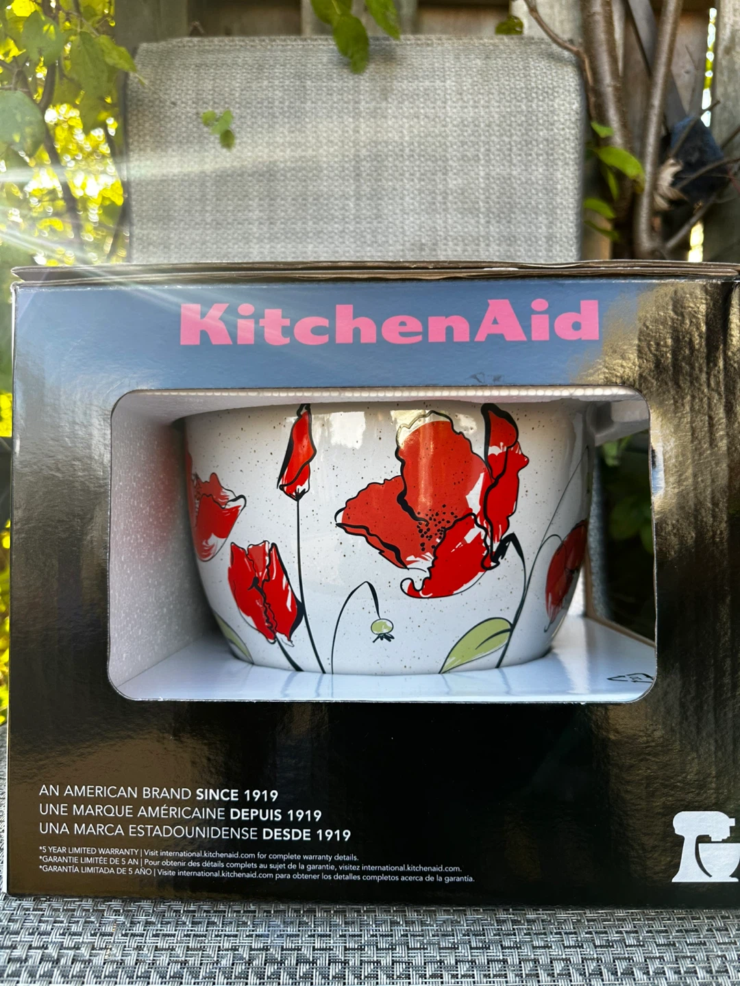 KitchenAid 5-QT Poppy Ceramic Bowl - NEW - photo 2