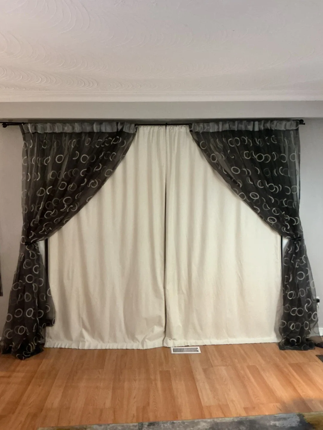 8~Set of BlackoutsCurtains - Neutral and Patterned image indicator(8)