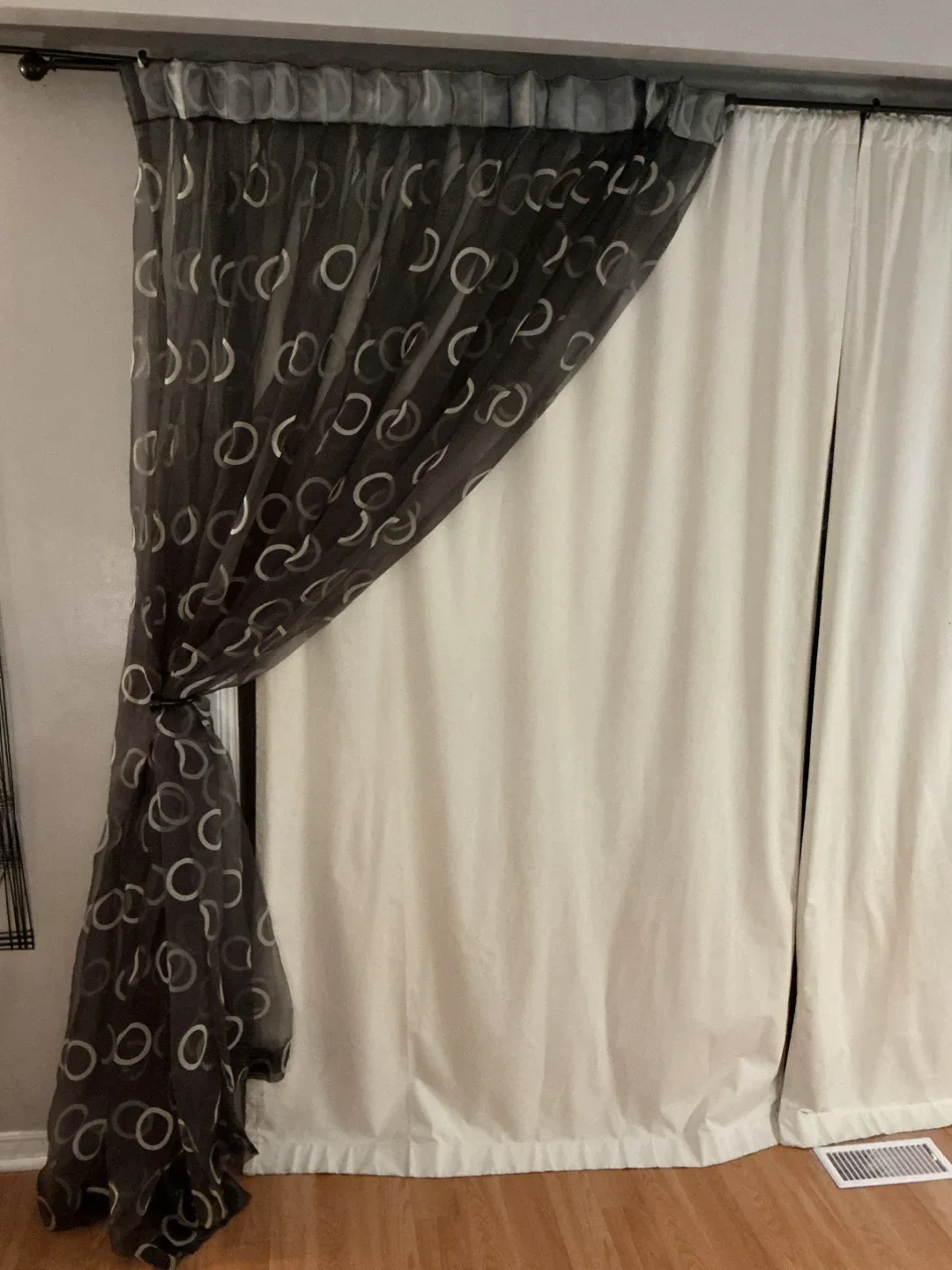 8~Set of BlackoutsCurtains - Neutral and Patterned image indicator(9)