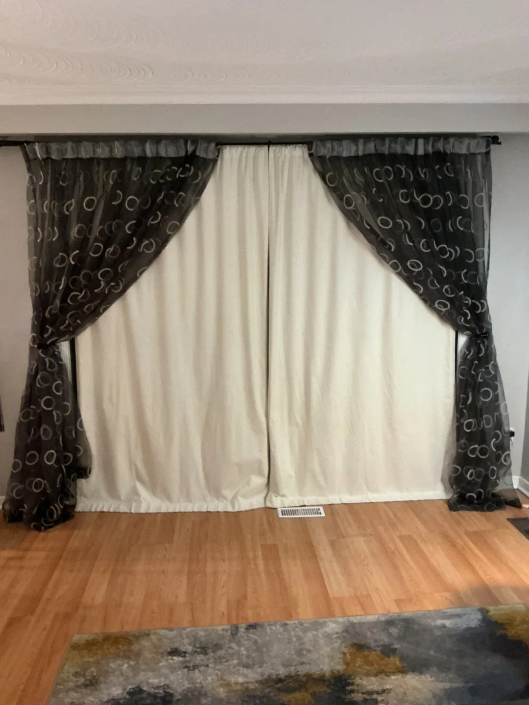 8~Set of BlackoutsCurtains - Neutral and Patterned image indicator(7)