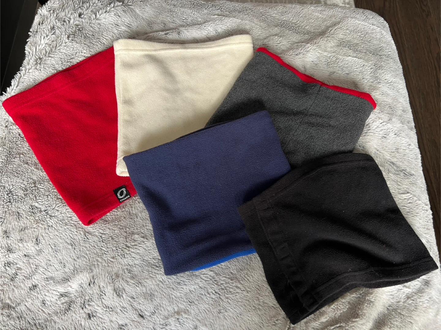 $3 Each - Neck Warmers - Fleece - Assorted Colours