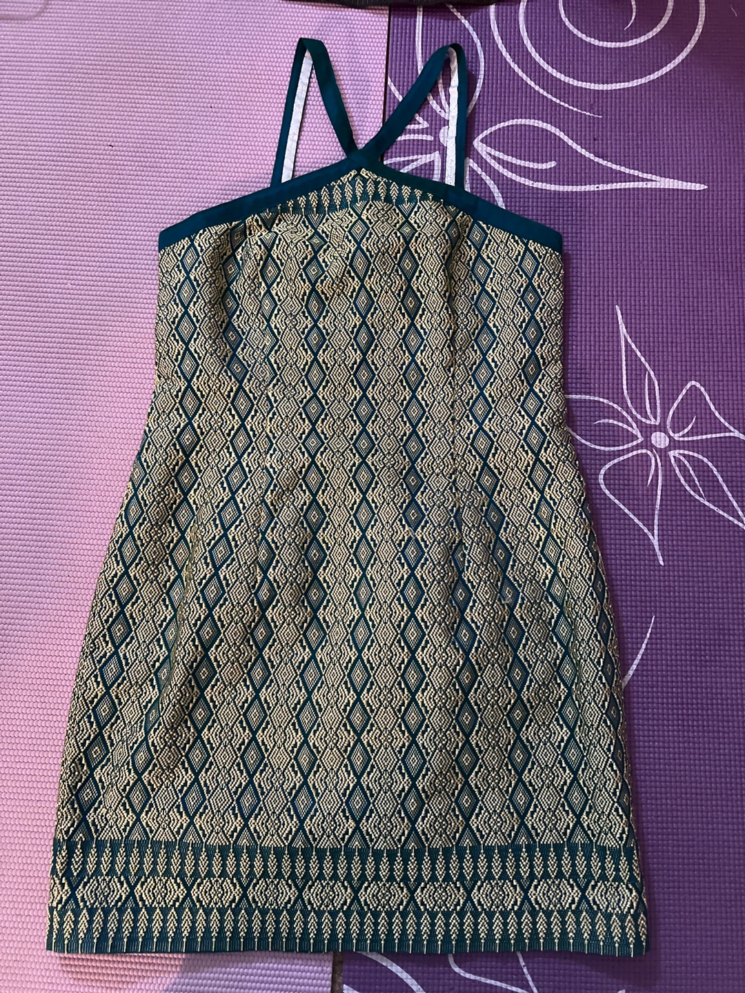 Patterned Mini Dress