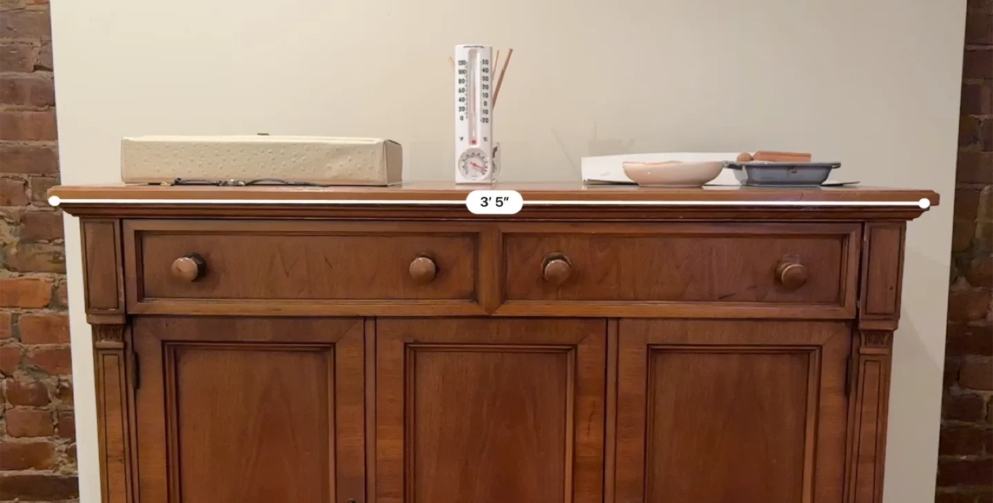 Beautiful Vintage Wooden Armoire image indicator(6)