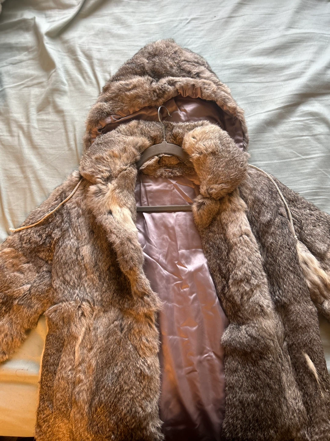 Gaytogs Rabbit Fur Coat - Size 10 - photo 2
