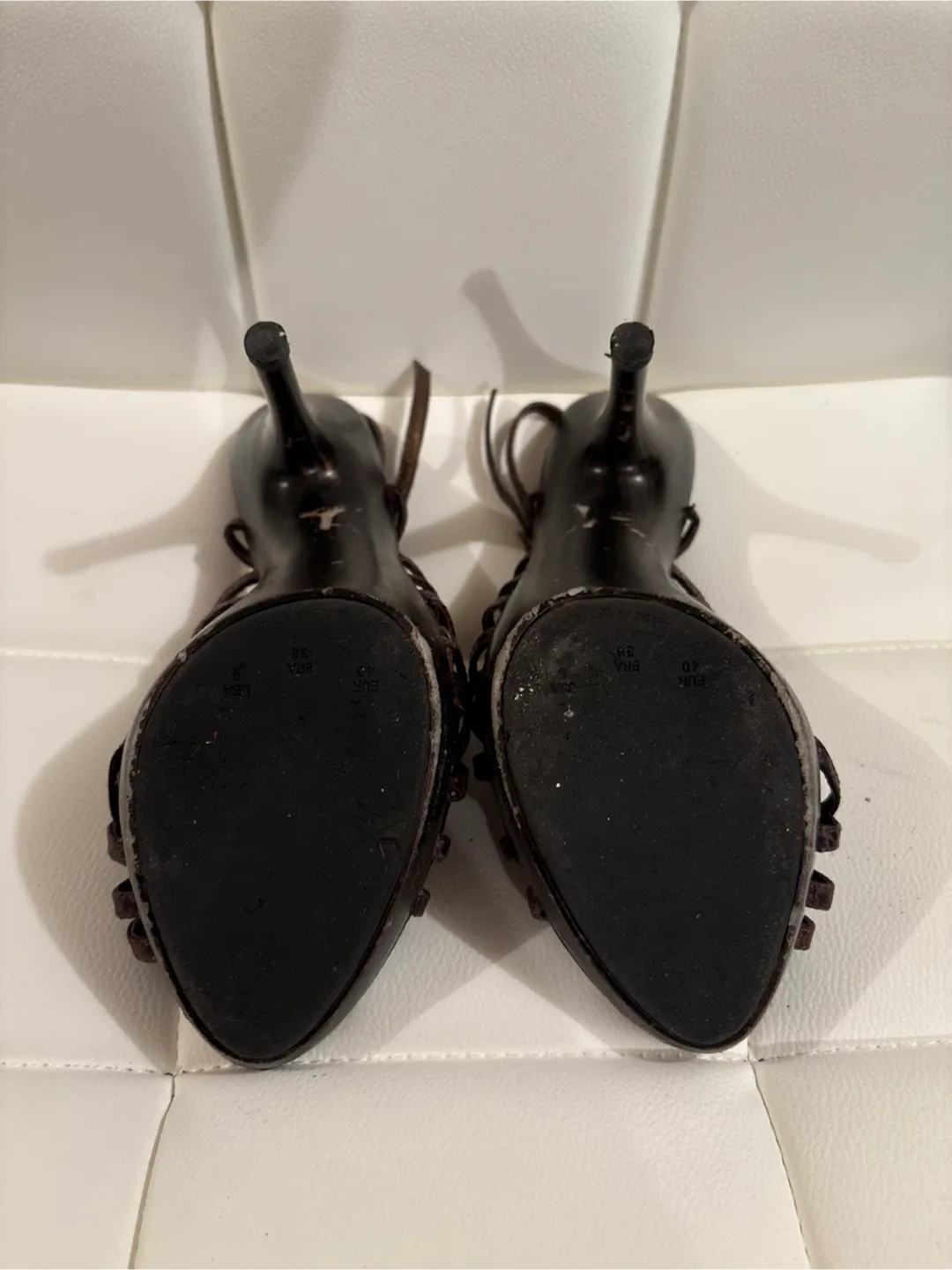 ZI Italy Brown Heels - Size 8 image indicator(3)