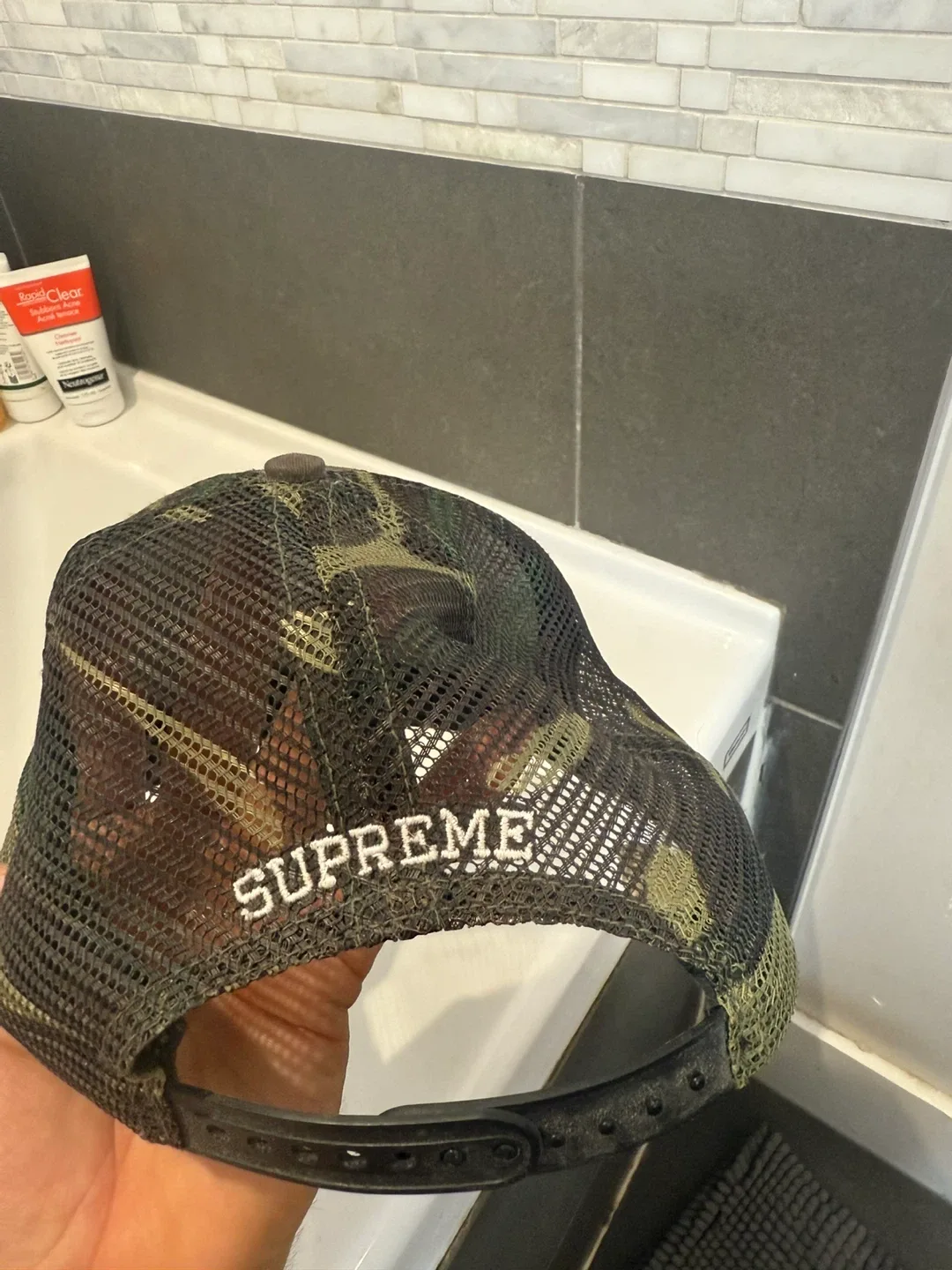 Supreme Camo Trucker Hat image indicator(2)