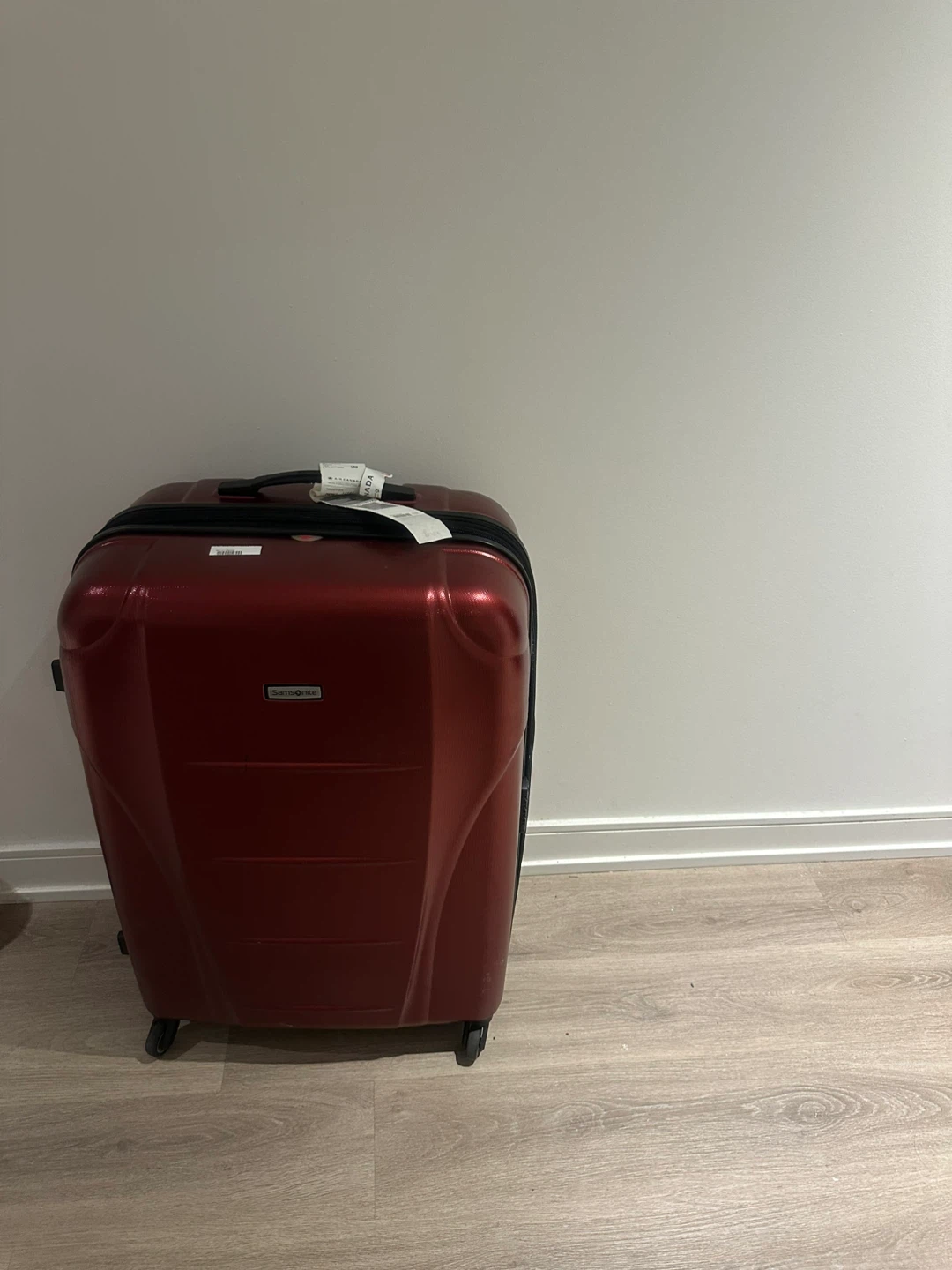 Samsonite Red Carry-On Luggage