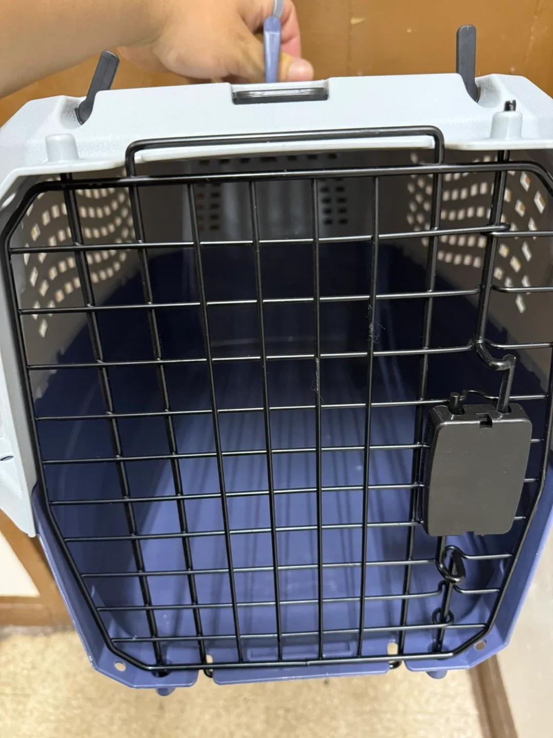 Pet Carrier - Gray & Purple image indicator(2)