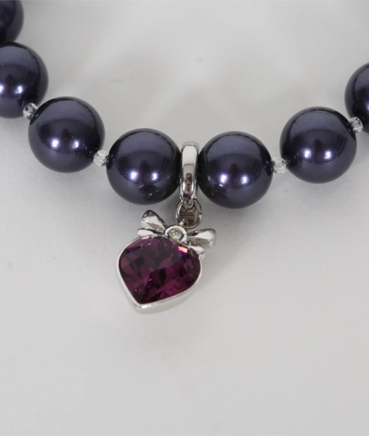 Swarovski - Violet Pearl Bracelet with Purple Heart - photo 3