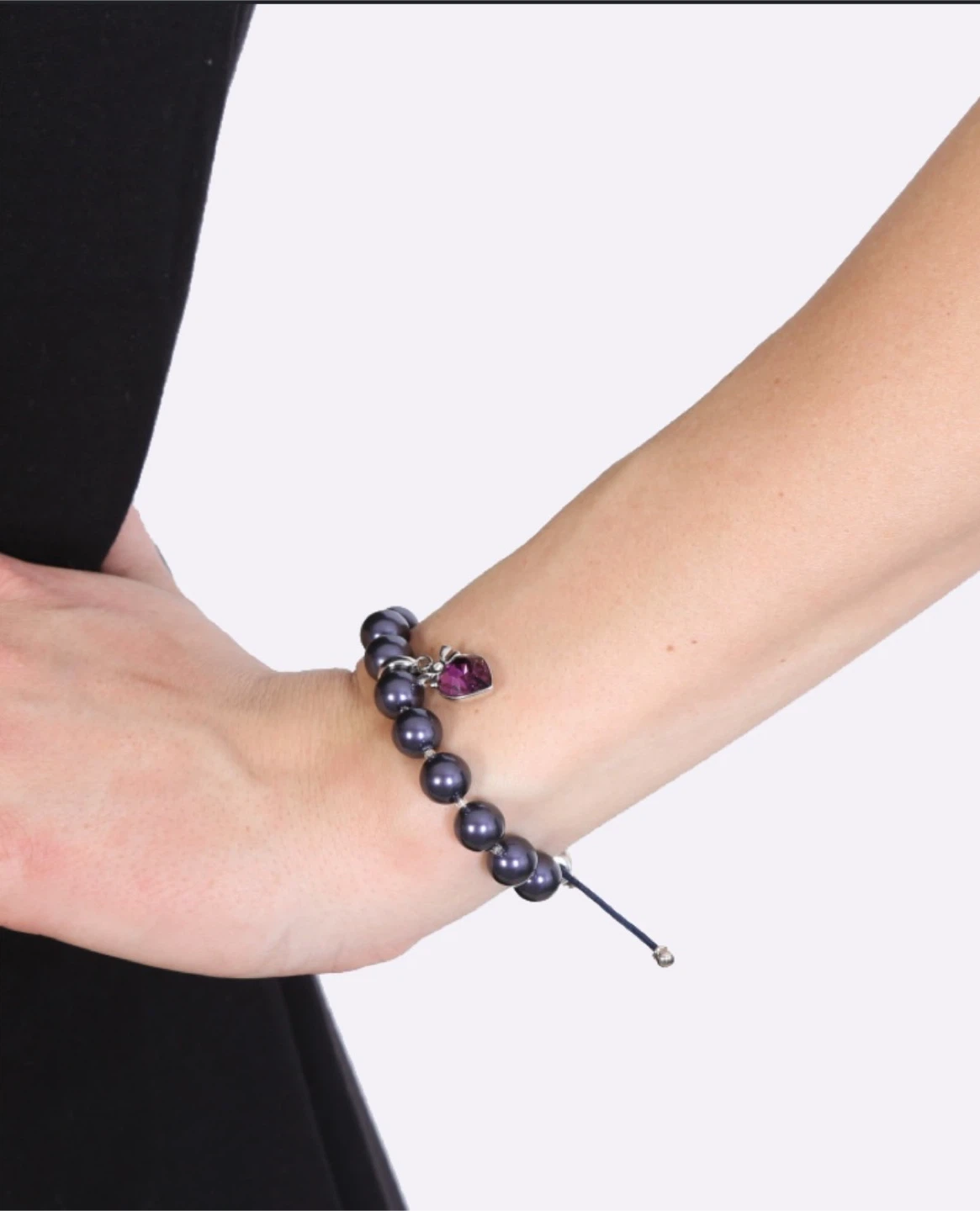 Swarovski - Violet Pearl Bracelet with Purple Heart - photo 4