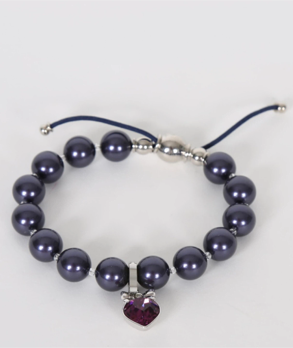 Swarovski - Violet Pearl Bracelet with Purple Heart - photo 2