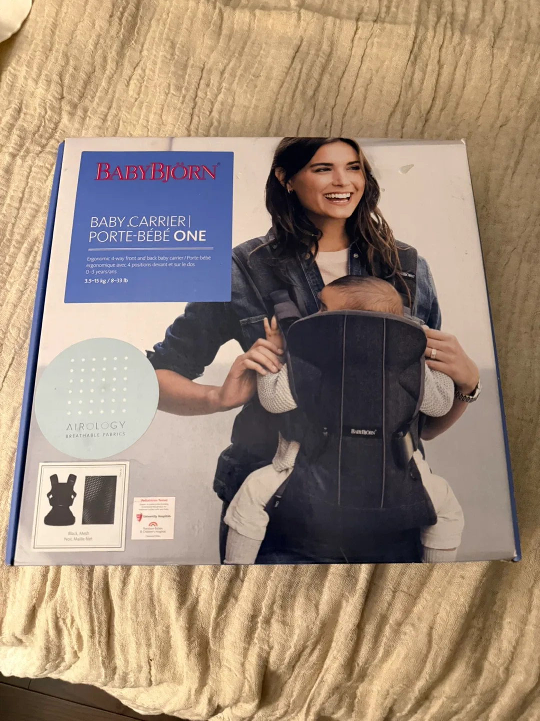 BabyBjörn Baby Carrier One - Black Mesh