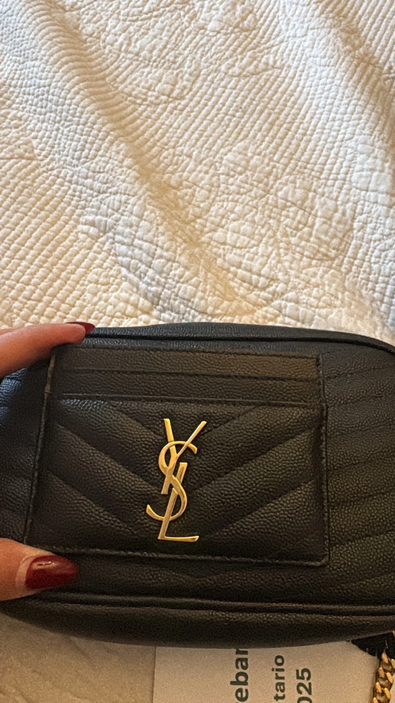 Saint Laurent Black Leather Card Holder - photo 3
