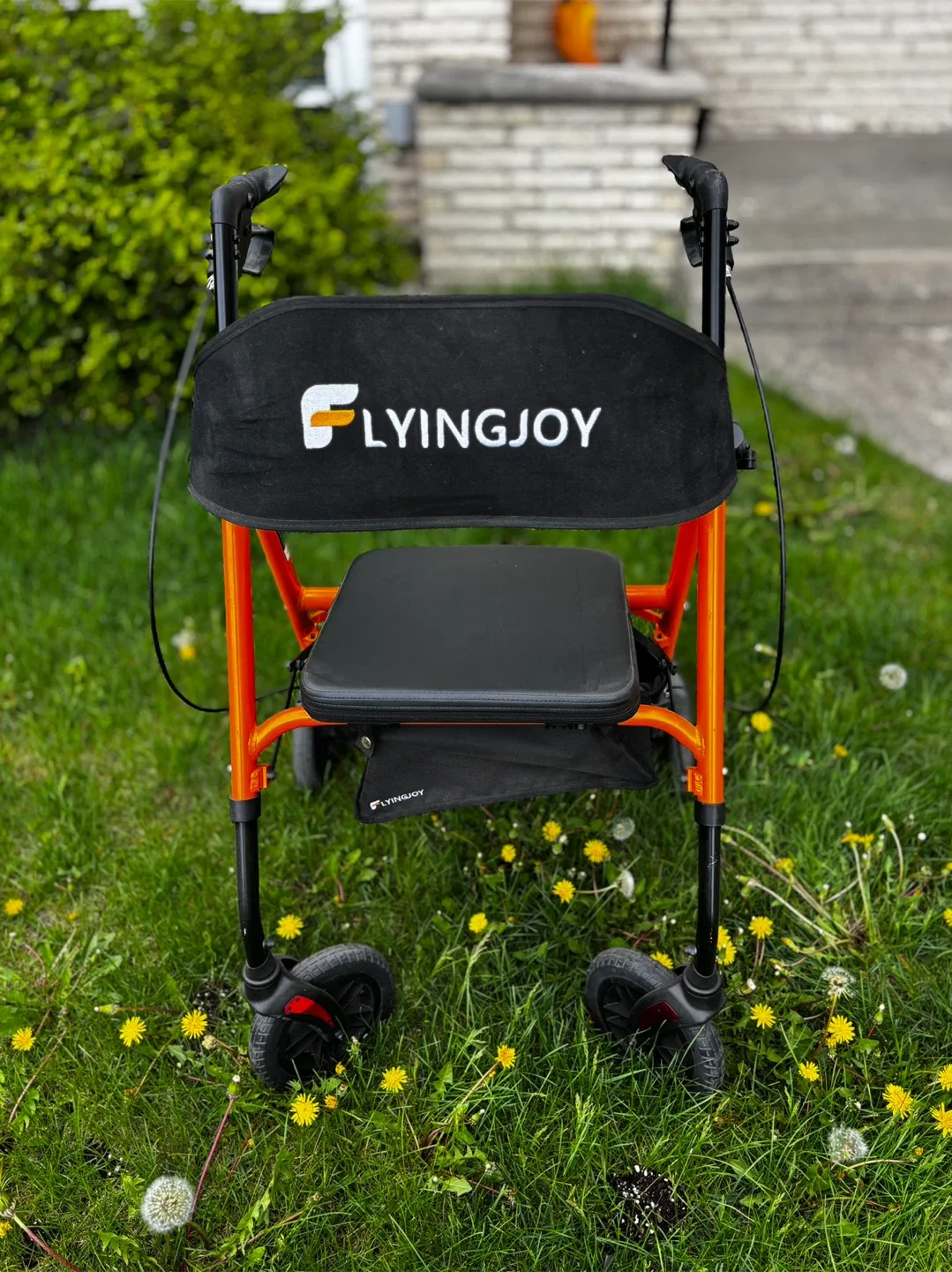 FLYINGJOY Orange & Black Walker with Seat image indicator(3)