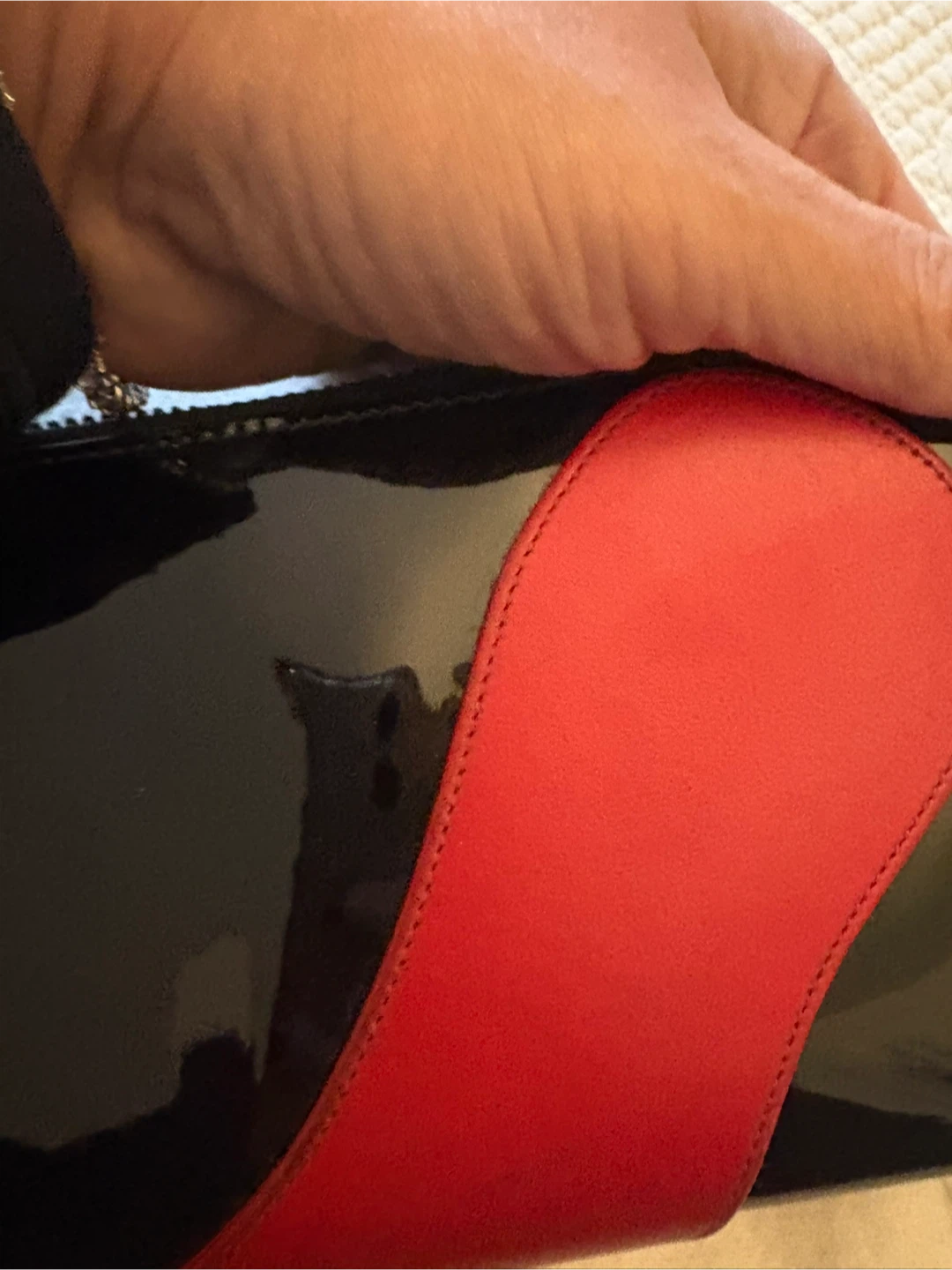 Christian Louboutin Souli Loub Wallet - Black/Red - photo 2